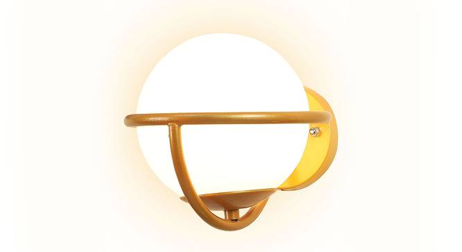 Golden Metal decorative wall lamp SHS-124 (Gold) by Urban Ladder - Design 1 Side View - 726624