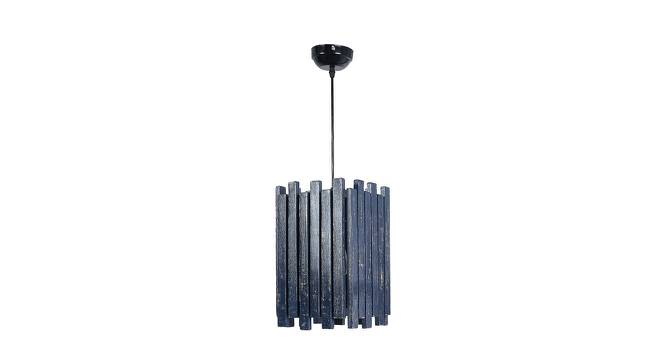 Mango wood hanging lamp SHS-109 (Blue) by Urban Ladder - Front View Design 1 - 726757