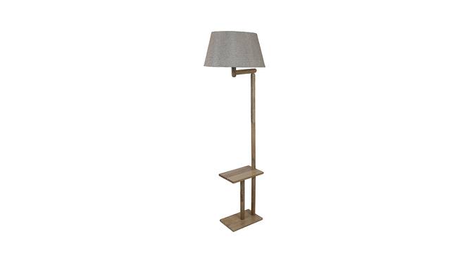 Mango Wood Floor Lamp With Beige Jute Lamp SHS-95 (Brown) by Urban Ladder - Front View Design 1 - 726995
