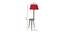 Mango Wood Floor Lamp With Red Cotton Shade SHS-18 (Brown) by Urban Ladder - Design 1 Dimension - 727210