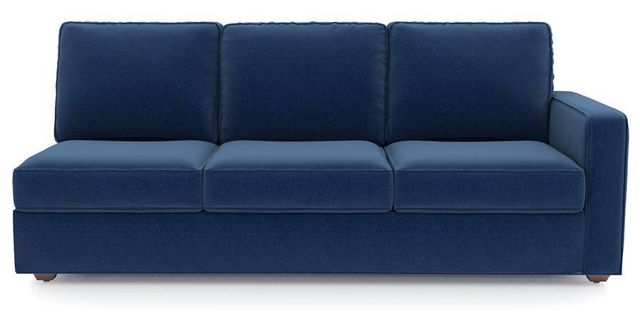 Hera Fabric Sofa (Cobalt) (None Standard Set - Sofas, Cobalt, Left Aligned Chaise Custom Set - Sofas, Fabric Sofa Material, Regular Sofa Size, Regular Sofa Type) by Urban Ladder - - 727367