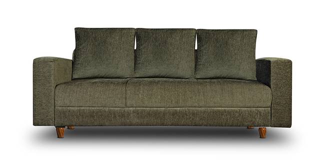 Rio Milan Fabric Sofa (Green) (Green, 3-seater Custom Set - Sofas, None Standard Set - Sofas, Fabric Sofa Material, Regular Sofa Size, Regular Sofa Type)