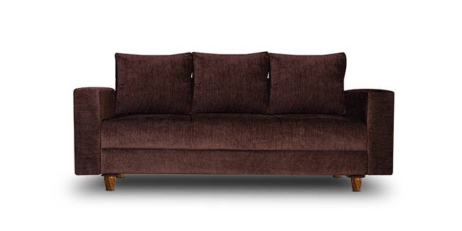 Rio Milan Fabric Sofa (Brown) (Brown, 3-seater Custom Set - Sofas, None Standard Set - Sofas, Fabric Sofa Material, Regular Sofa Size, Regular Sofa Type)