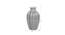 Handcrafted Grey Ceramic Flower Vase (Grey) by Urban Ladder - Design 1 Dimension - 728648