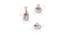 Three White Beautiful and Serene Vases (White) by Urban Ladder - Design 1 Dimension - 728650
