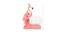 Cute Pink Flamingo Showpiece with Glass Bowl (Pink) by Urban Ladder - Design 1 Dimension - 728656