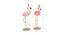 Golden Crown Pink Flamingo pair (Pink) by Urban Ladder - Design 1 Dimension - 728657