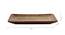 Rectangular Ceramic Platter in Natural Tone (Brown) by Urban Ladder - Design 1 Dimension - 728686