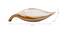 Leaf Structure Ceramic Platter (Mustard) by Urban Ladder - Design 1 Dimension - 728697