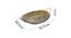 Minimal Yet Attractive Platter (Gold) by Urban Ladder - Design 1 Dimension - 728714