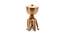 Yoga Pose Figurine with a Brass Bowl (Golden) by Urban Ladder - Rear View Design 1 - 728726