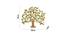 Wall decor butterfly with trees (Gold) by Urban Ladder - Design 1 Dimension - 728748