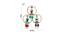 3 ring dolls Wall decor (Multicoloured) by Urban Ladder - Design 1 Dimension - 728761