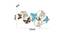 Pastel Coloured Butterfly Wall Art (Multicoloured) by Urban Ladder - Design 1 Dimension - 728776