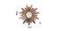 Majestic Round Mirror With Golden Petals (Gold) by Urban Ladder - Design 1 Dimension - 728793