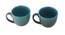 Dark Blue Ceramic Coffee Mug Set of Two Pcs-2 (Blue) by Urban Ladder - Ground View Design 1 - 728794