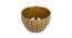 Set of 2 Mustard Striped Ceramic Bowls (Mustard) by Urban Ladder - Ground View Design 1 - 728814