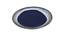 Grey Blue Ceramic Plates Set of Two (Blue & Grey) by Urban Ladder - Ground View Design 1 - 728825