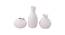 Three White Beautiful and Serene Vases (White) by Urban Ladder - Ground View Design 1 - 729098