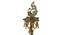 Peacock Oil Lamp Stand (Brown) by Urban Ladder - Ground View Design 1 - 729112