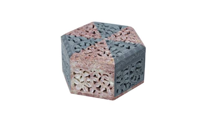 Hexagonal Multipurpose Storage Box (Multicoloured) by Urban Ladder - Design 1 Side View - 729150