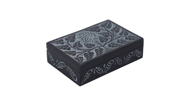 Pete Black Storage Box (Multicoloured) by Urban Ladder - Design 1 Side View - 729155