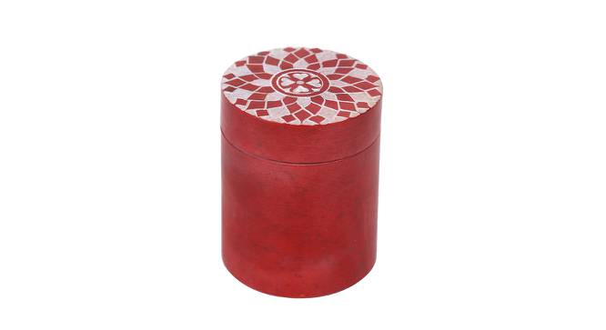 Reed Cylindrical Storage Box (Multicoloured) by Urban Ladder - Design 1 Side View - 729160