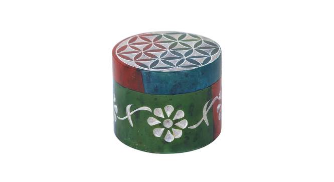 Ronny Cylindrical Storage Box (Multicoloured) by Urban Ladder - Design 1 Side View - 729162