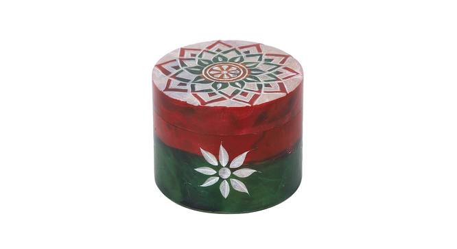 Cylindrical Storage Box (Multicoloured) by Urban Ladder - Design 1 Side View - 729163