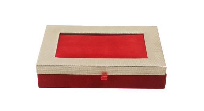 Wood Multipurpose Box BOX170908 (Red) by Urban Ladder - Design 1 Side View - 729175
