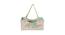 Golden Box Shaped Basket with two Glass Jars BASK2105 (Golden & Blue) by Urban Ladder - Design 1 Side View - 729232