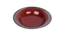 Subtle Red Platter Set of 2 (Red) by Urban Ladder - Design 1 Side View - 729277