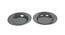 Subtle Olive Green Platter Set of 2 (Olive) by Urban Ladder - Design 1 Side View - 729278