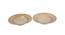 Subtle Beige Platter Set of 2 (Beige) by Urban Ladder - Design 1 Side View - 729279