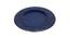 Flat Navy Blue Platter (Blue) by Urban Ladder - Design 1 Side View - 729281