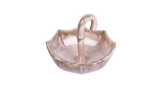 Inverted Umbrella Platter in English Pink (Pink) by Urban Ladder - Design 1 Side View - 729290