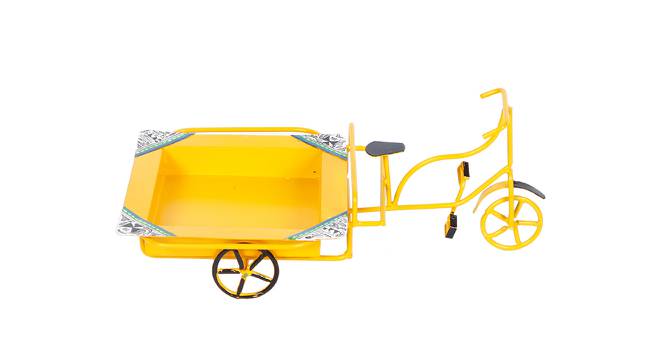 Decorative Bike Tray (Yellow) by Urban Ladder - Design 1 Side View - 729299