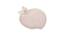 Leaf Ceramic Tray in White (Pink) by Urban Ladder - Design 1 Side View - 729301