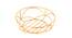 Gold Finish Handcrafted Metal Fruit Basket (Gold) by Urban Ladder - Design 1 Side View - 729305