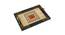 Warli Art Rectangular Tray (Black) by Urban Ladder - Design 1 Side View - 729310