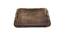 Quadrilateral Tray With Designer Handles (Brown) by Urban Ladder - Design 1 Side View - 729321