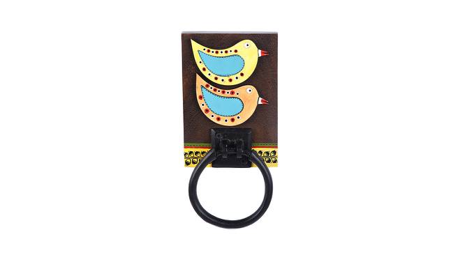 Wooden Towel Holder (Brown) by Urban Ladder - Design 1 Side View - 729326
