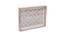 Beige & White Printed Wooden Tray (Beige) by Urban Ladder - Design 1 Side View - 729334