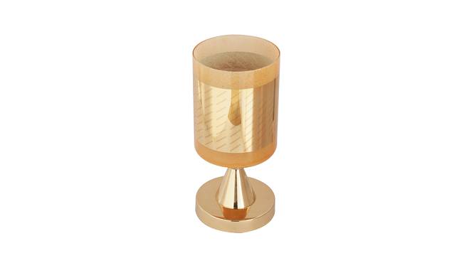 Orange Glass Table Lamp (Orange) by Urban Ladder - Design 1 Side View - 729339