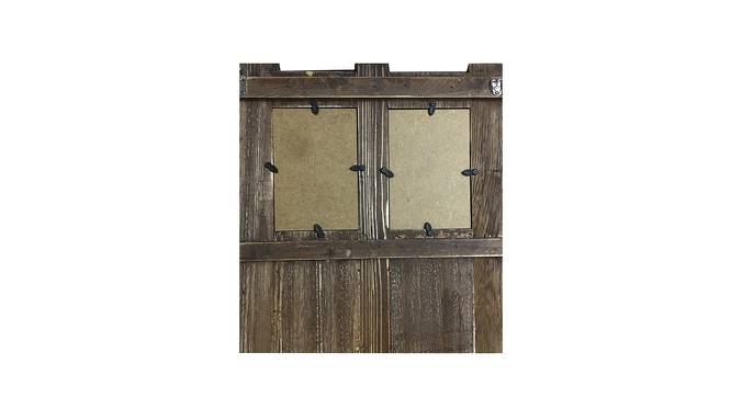 Natural Look Wooden Photo frame with Key Hooks (Brown) by Urban Ladder - Design 1 Side View - 729360