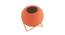Orange Coloured Ceramic Vase with Golden Stand (Orange) by Urban Ladder - Design 1 Side View - 729363