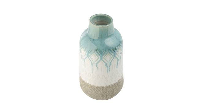 Ceramic Flower Vase (Multicoloured) by Urban Ladder - Design 1 Side View - 729377