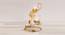 Handcrafted Golden Metal Tea Light Stand (Gold) by Urban Ladder - Design 1 Side View - 729392