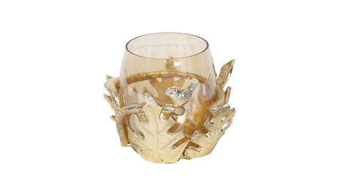 Grandiloquent Candle Holder (Gold) by Urban Ladder - Design 1 Side View - 729403