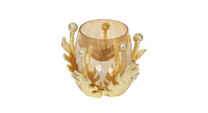 Aureate Candle Holder (Gold) by Urban Ladder - Design 1 Side View - 729405